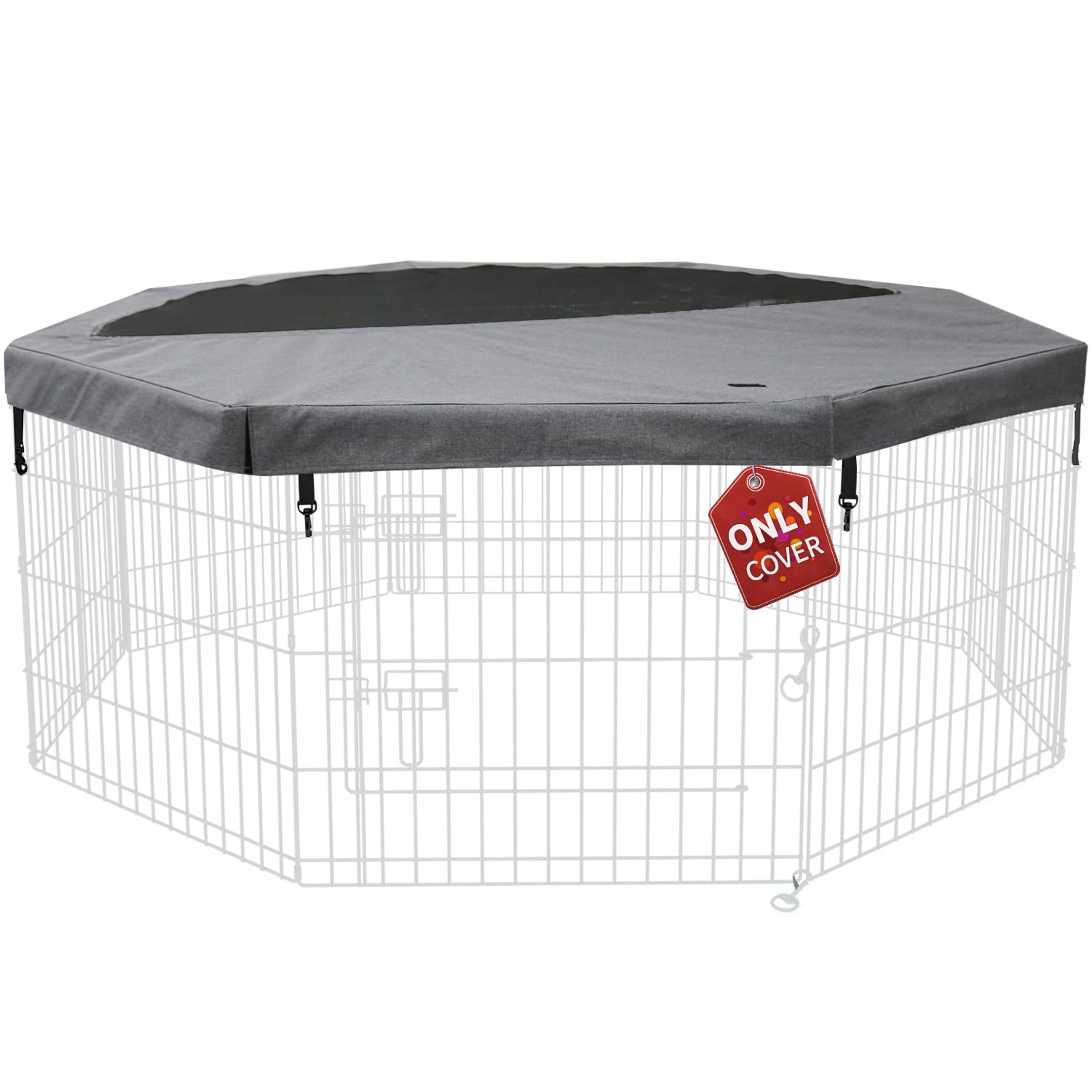 PETIME top cover for 24in eight-panel pens provides shaded outdoor playtime