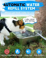 PETIMI 2-gallon reservoir ready for indoor and outdoor use.