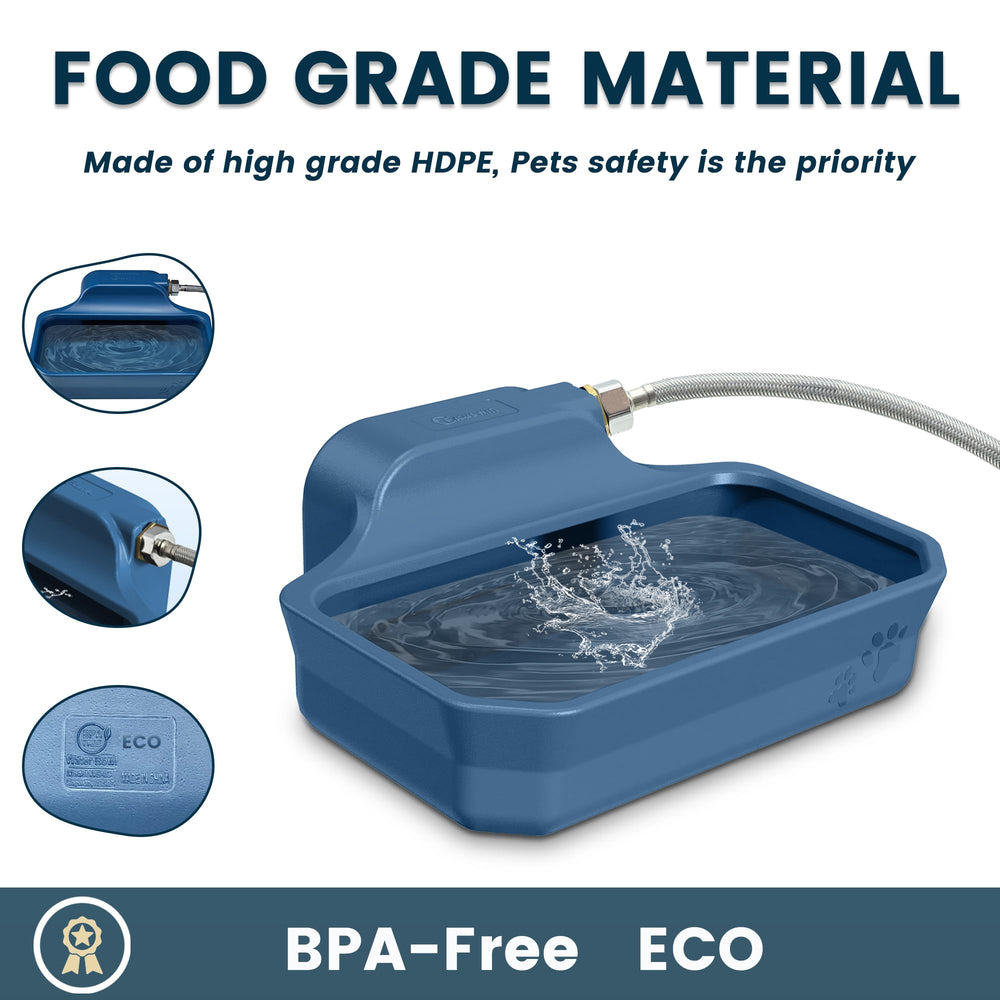 PETIMI wide-mouth fill opening makes topping up water quick and simple.