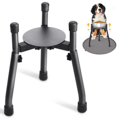 PETINBOX adjustable-elevated-dog-bowl-stand improves posture during meals.