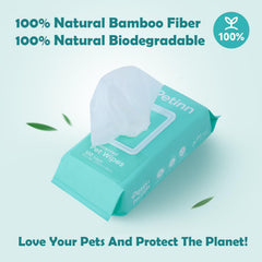 Petinn wipes for ears and face, fragrance-free care