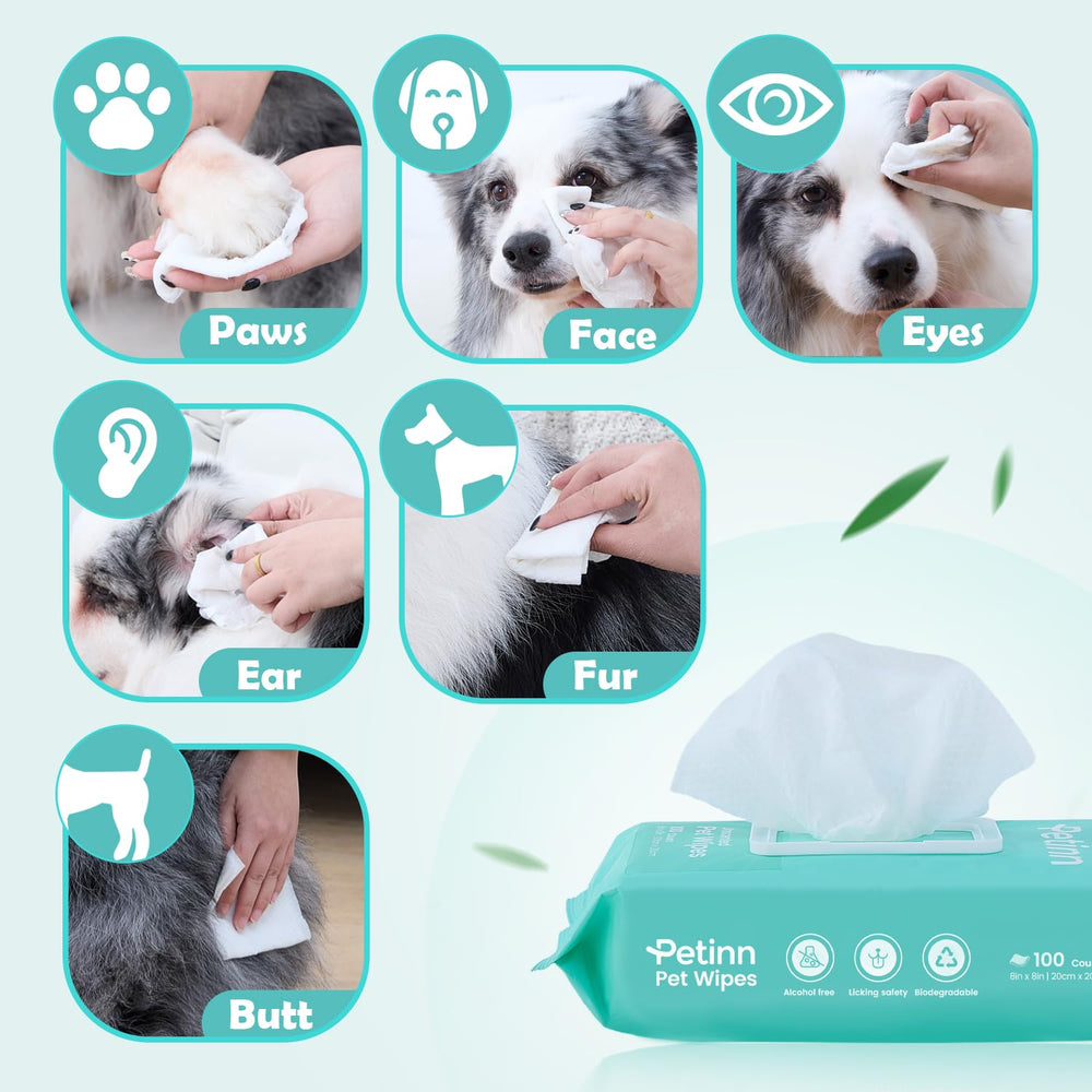 Petinn thickened pearls wipes, resistant to tearing during use