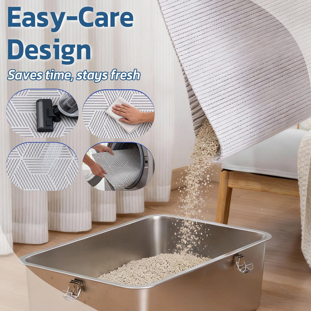Petinstinct cloud-soft foam feels gentle on paws and reduces noise.