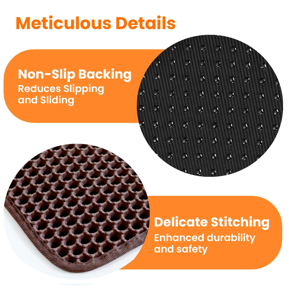 Petinstinct Front-Of-Litter-Box Setup, flexible placement for better coverage.