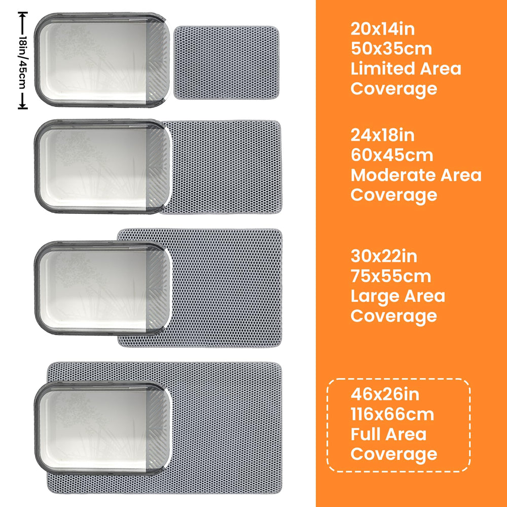 Petinstinct gray litter area blends with modern home aesthetics.