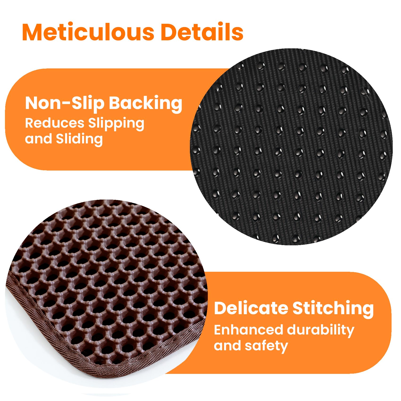 Petinstinct Jumbo Cat Litter Mat easy-lift bottom layer for quick disposal.