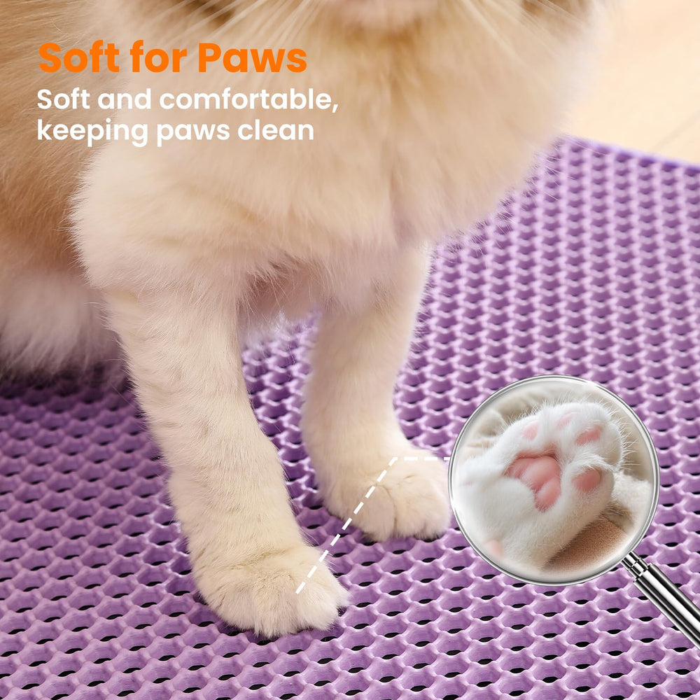 Petinstinct non-slip base keeps the mat securely in place.