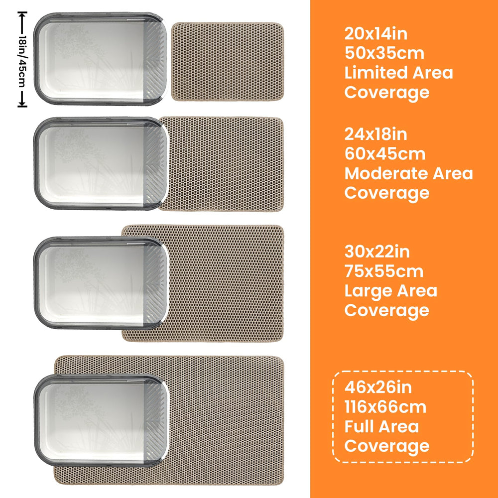 Petinstinct durable mat withstands daily use by curious cats.