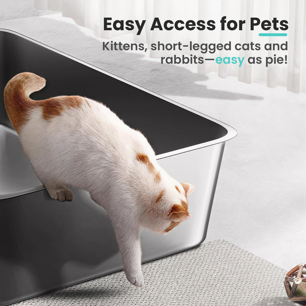 Petinstinct stainless tray surface for easy cleaning and rinsing