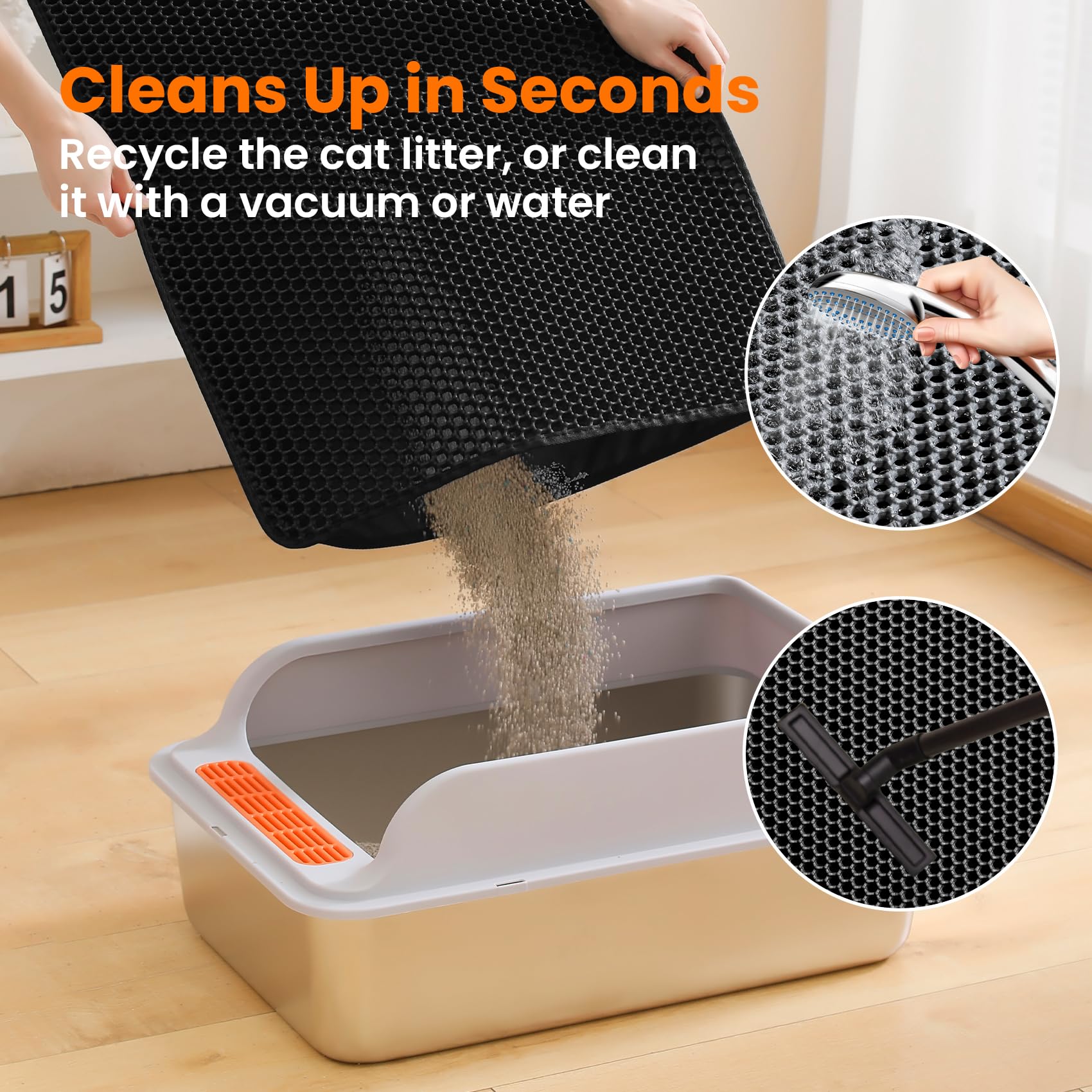 Petinstinct urine-proof bottom layer protects floors effectively