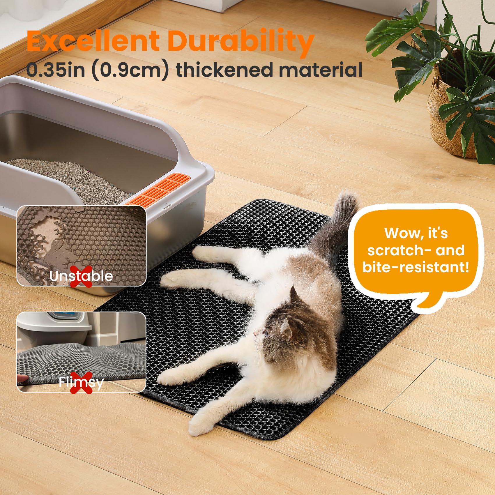 Petinstinct washable material for quick, effortless cleaning