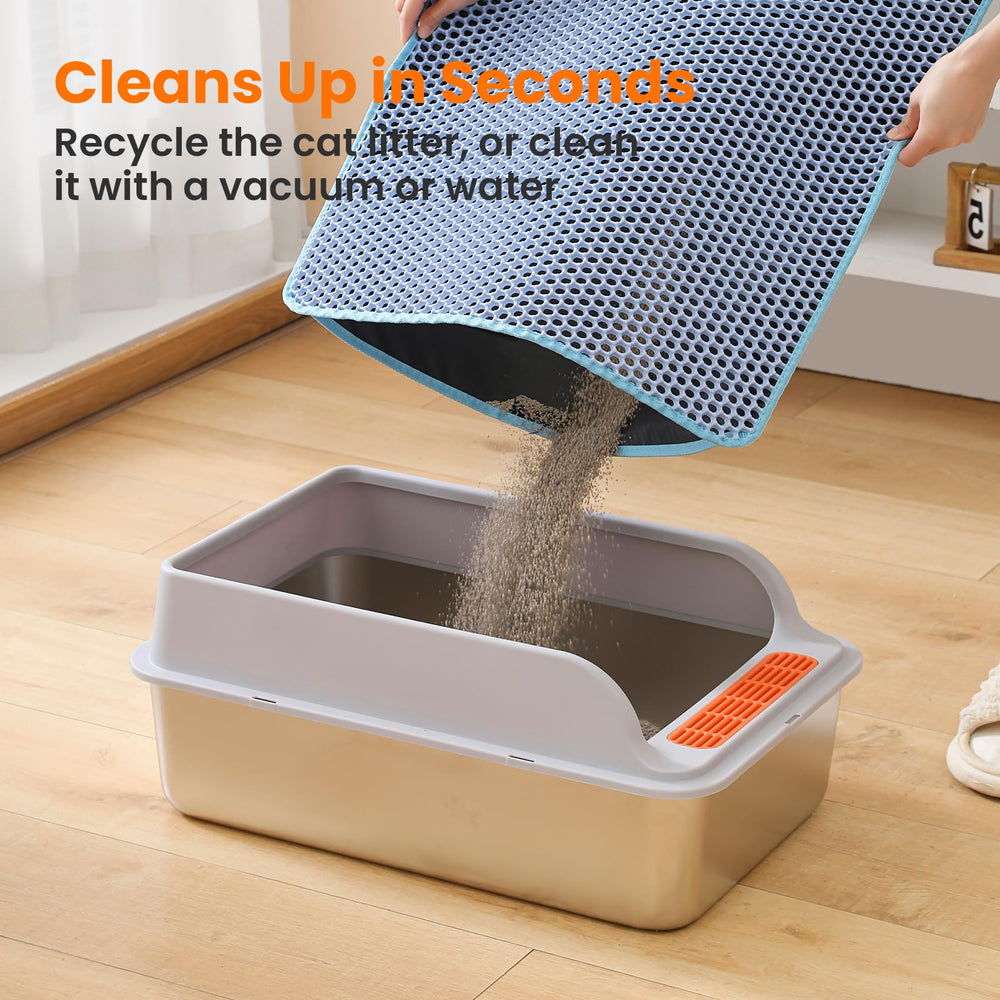 Petinstinct waterproof bottom layer prevents leaks and spills.