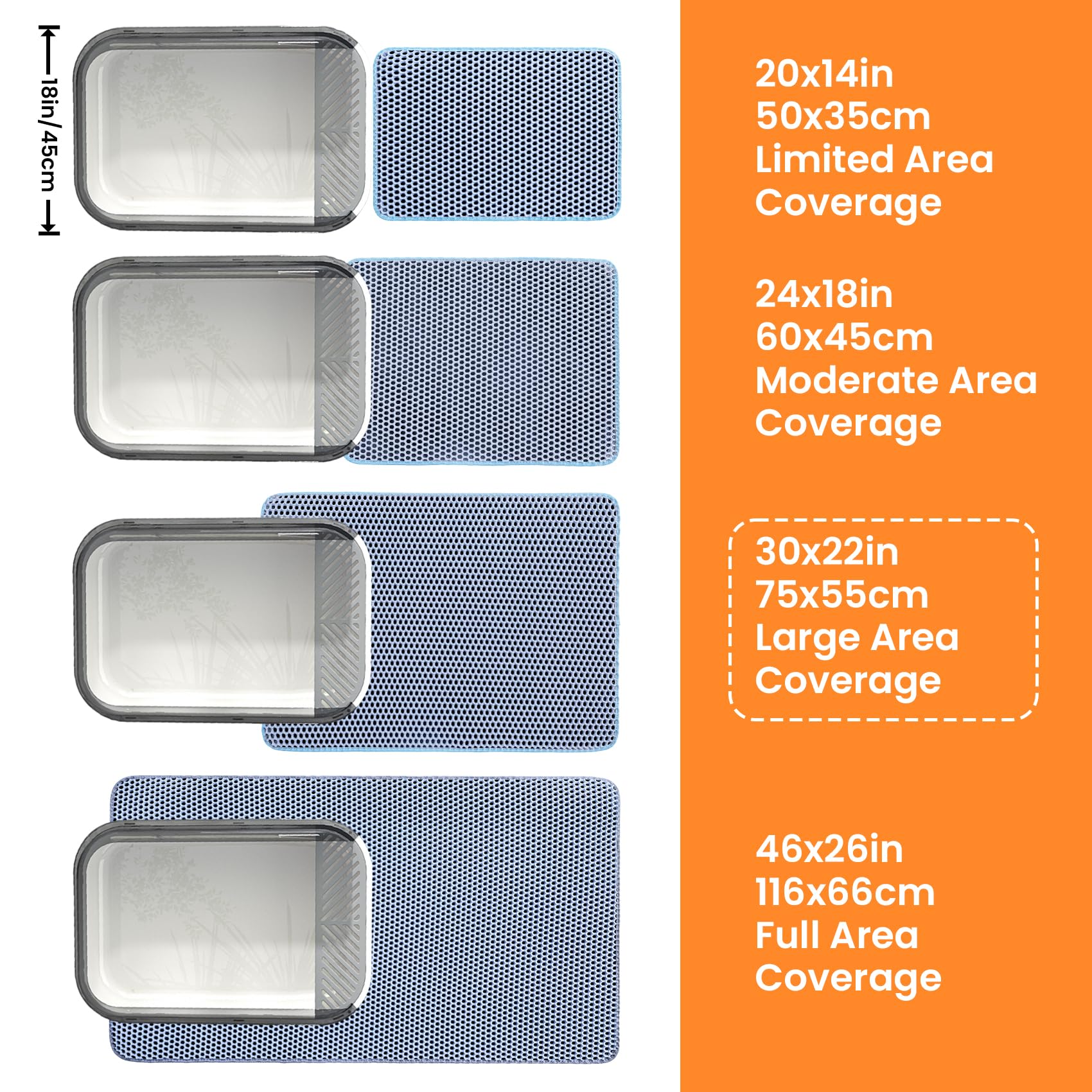 Petinstinct XL mat is easy to clean and reuse after everyday use