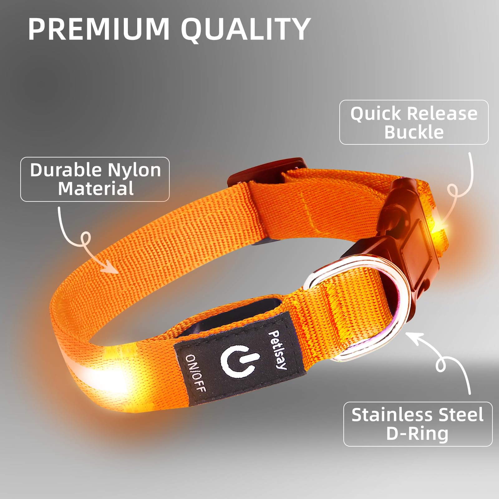 PetIsay adjustable-fit collar ensures comfortable, secure fit for dogs.
