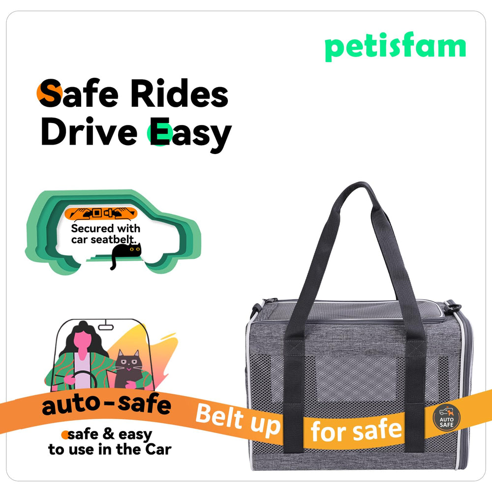 petisfam soft pet carrier 360 ventilation for better airflow