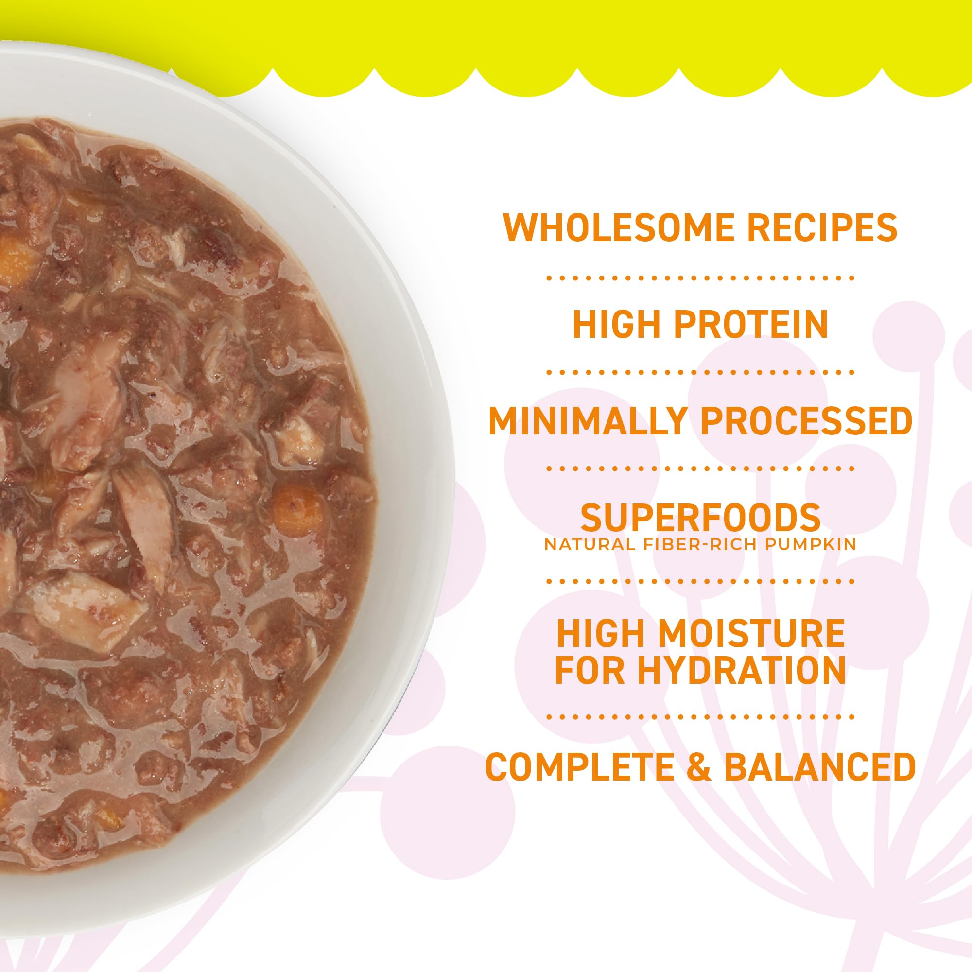 Petite Cuisine can being poured into bowl, moisture-rich meal option.