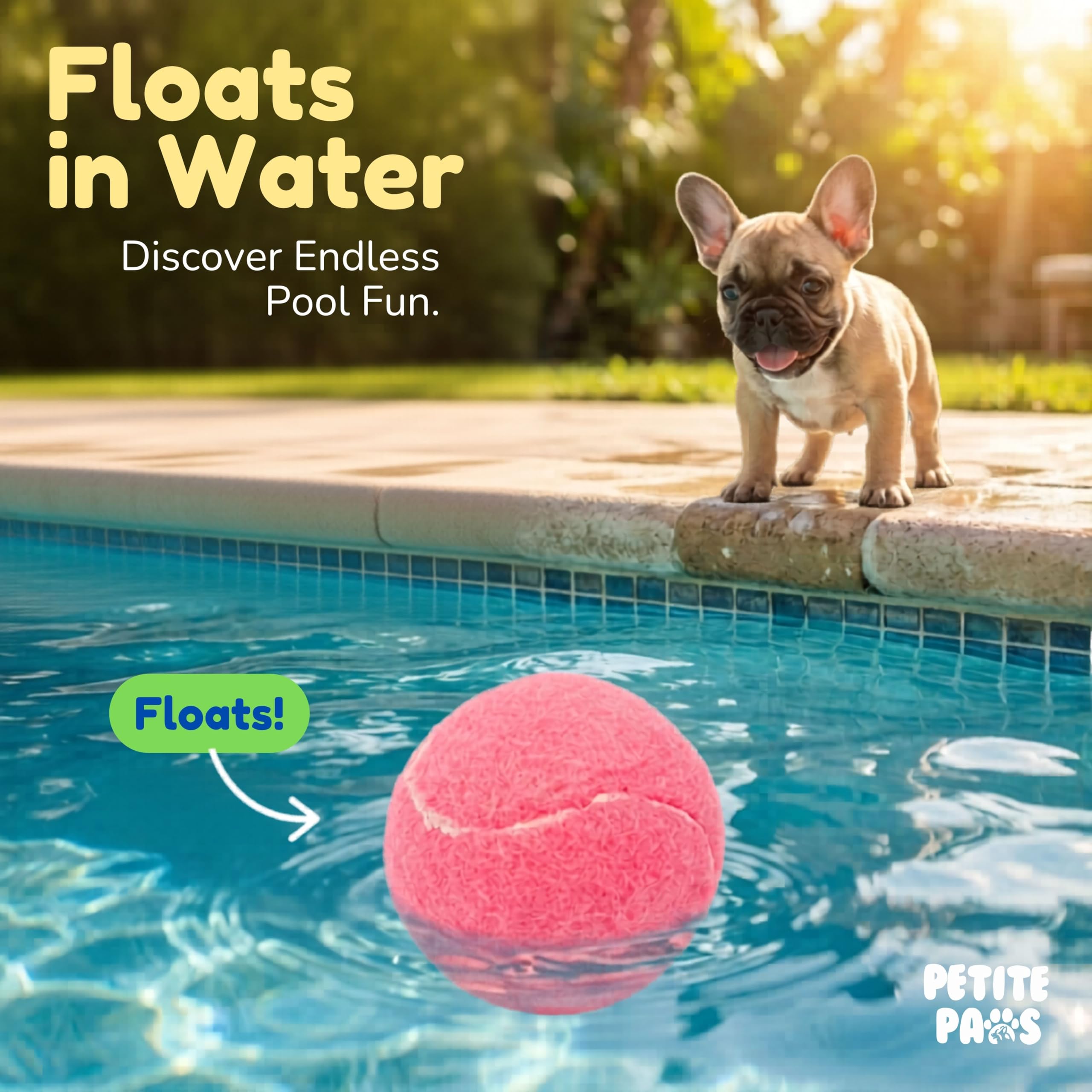 Petite Paws compatible with ball launchers for extended play sessions.