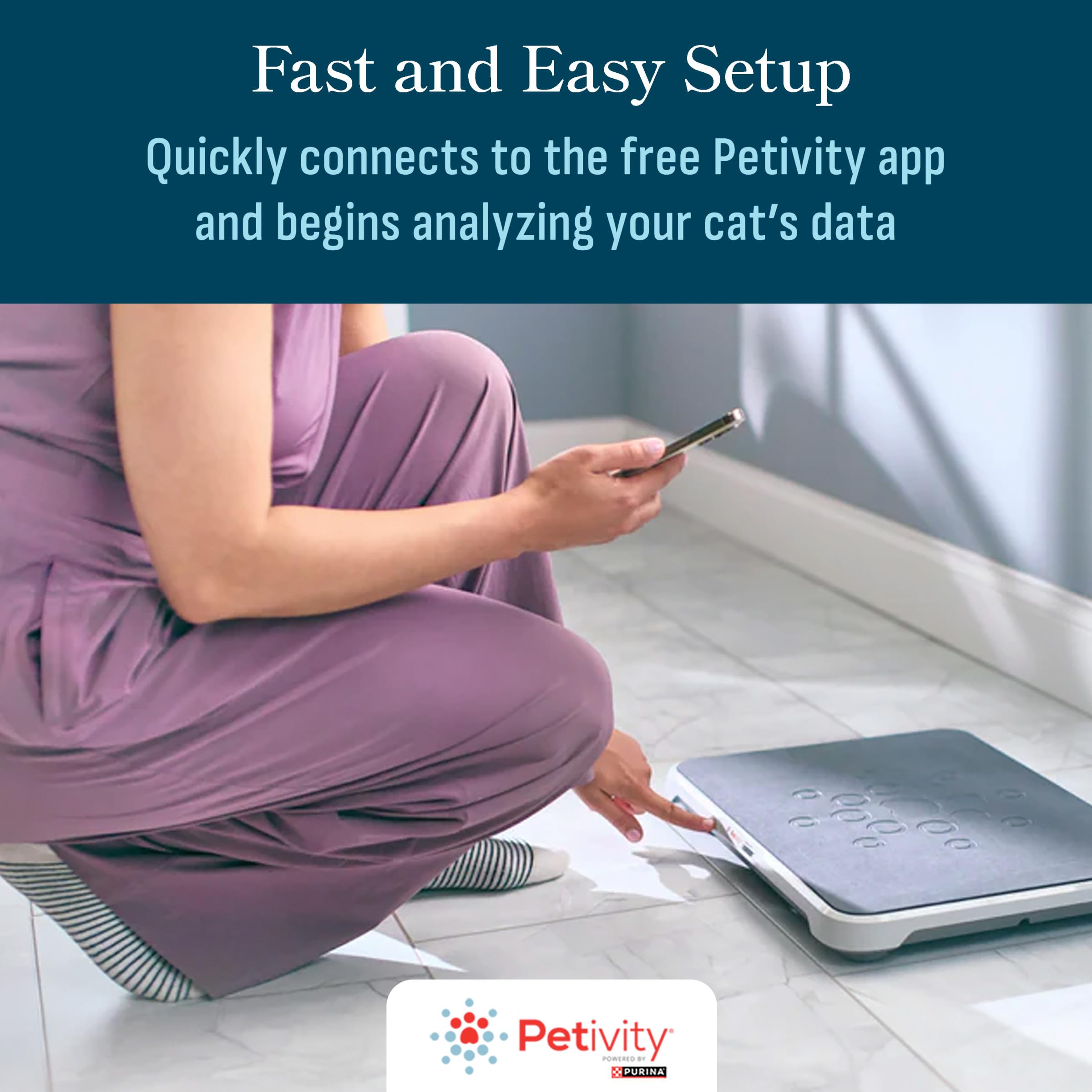 Petivity health tips insights visual for proactive cat care.