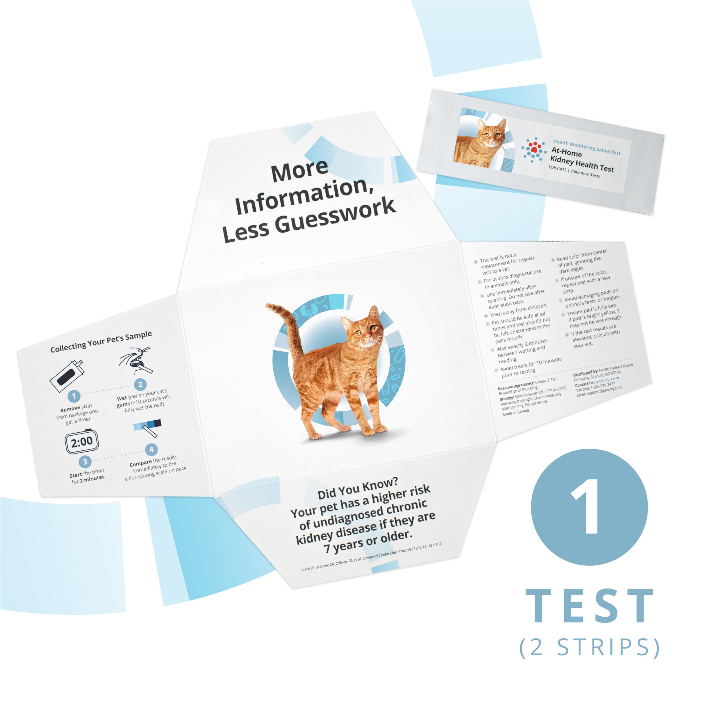 Petivity offers mess-free saliva testing for easier at-home kidney checks.