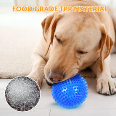 Petizer pool-ready ball floats on water for splashy pool play.