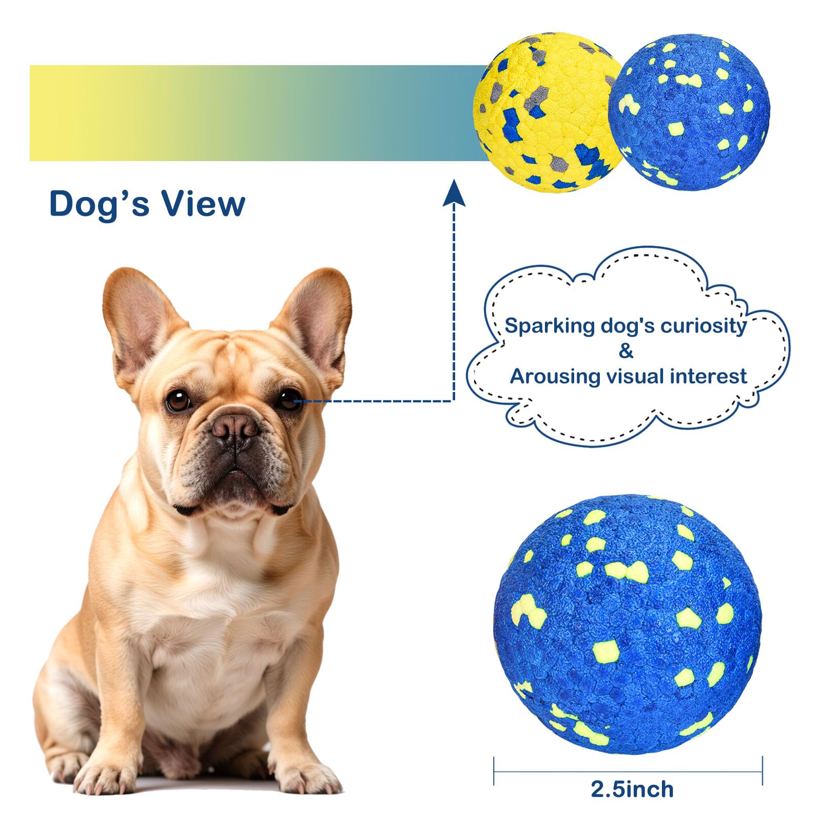 Petizer ETPU high-bounce dog balls provide engaging fetch sessions.