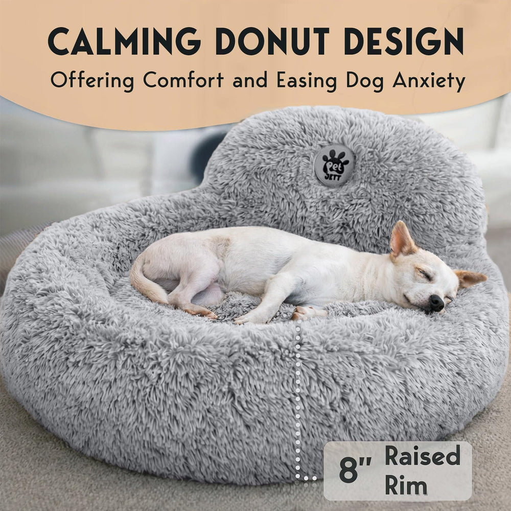 PetJett bed features an 8-inch raised rim for neck and head support