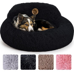 PET JETT Calming Dog Bed viewed from the front, showing plush surface for gentle naps.