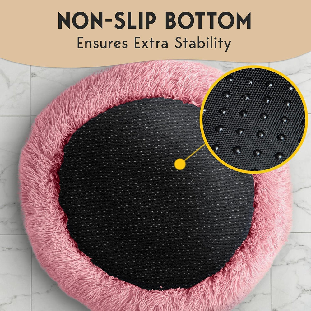 PetJett Donut Bed easy-care design for machine wash and quick dry.