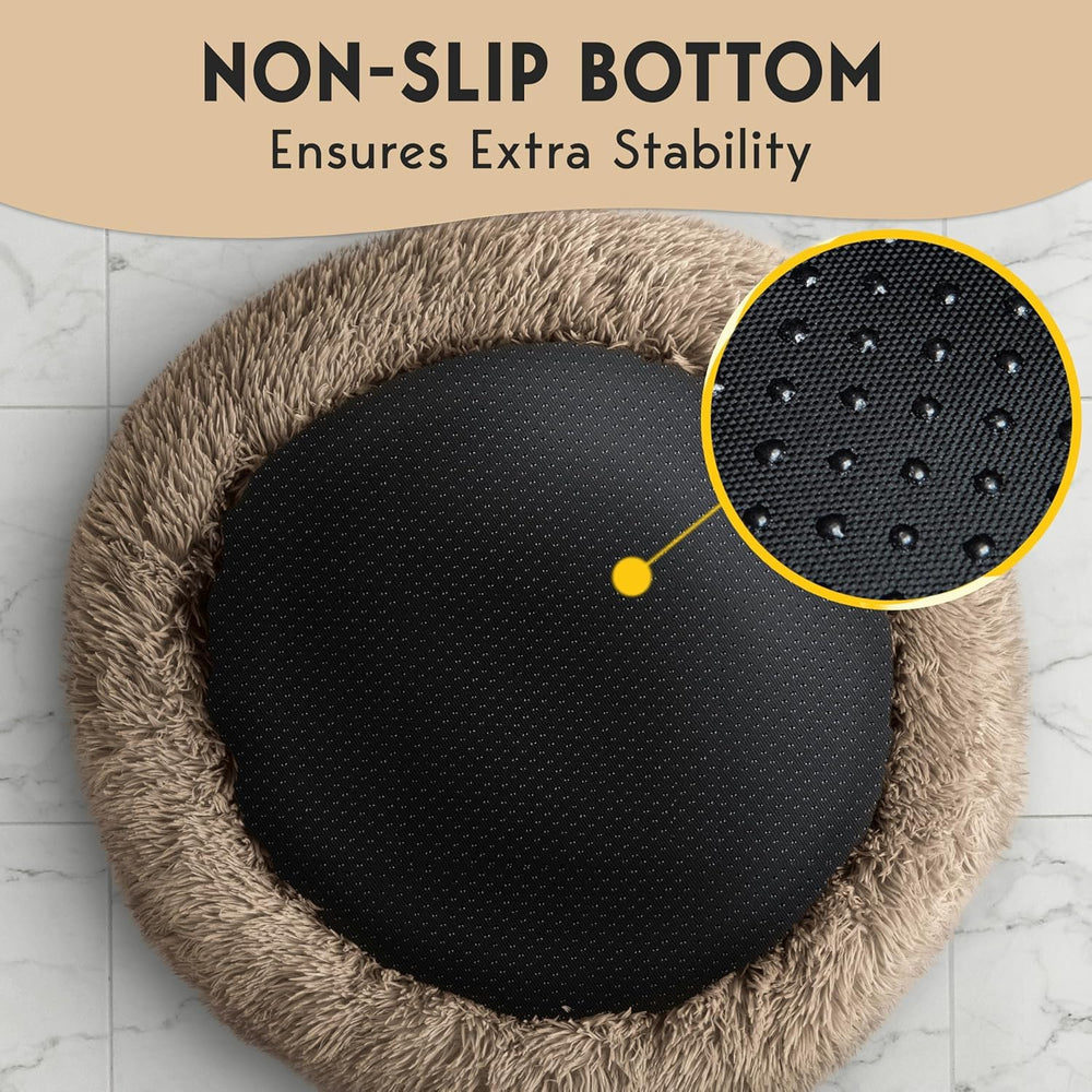 PetJett Donut Bed is machine washable for easy cleaning and maintenance.