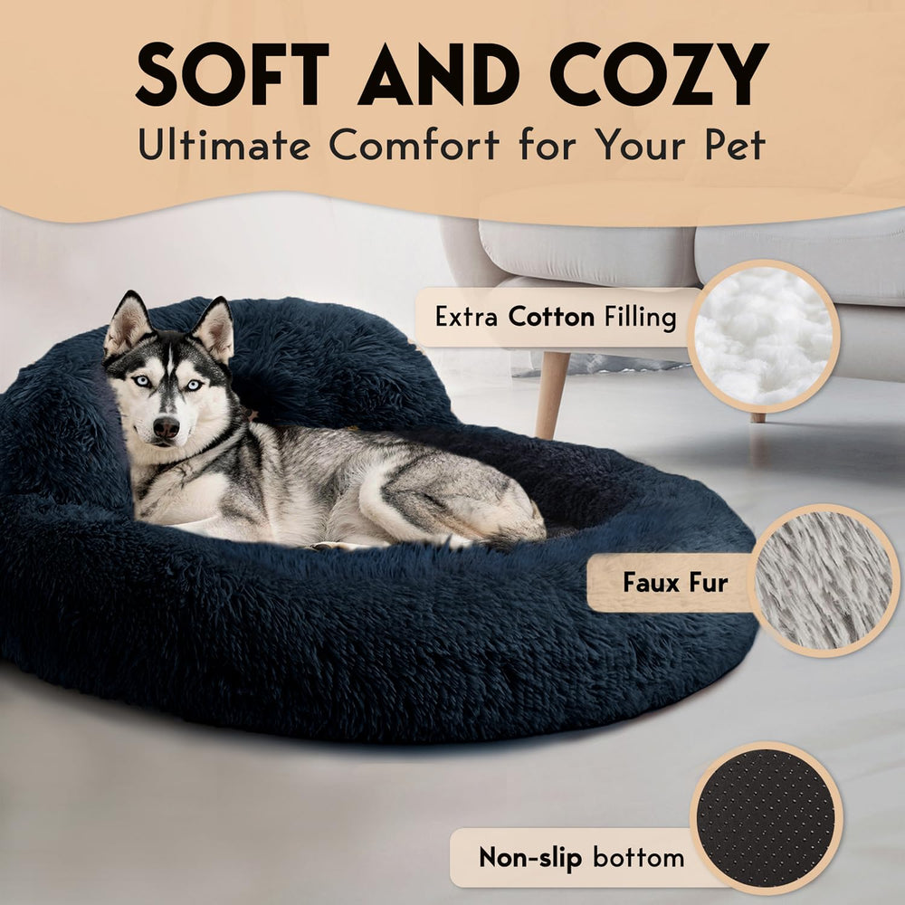 PET JETT fluffy faux fur cover adds luxurious comfort and warmth