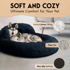 PET JETT fluffy faux fur cover adds luxurious comfort and warmth