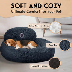 PetJett non-slip bottom dog bed keeps surfaces stable during play.