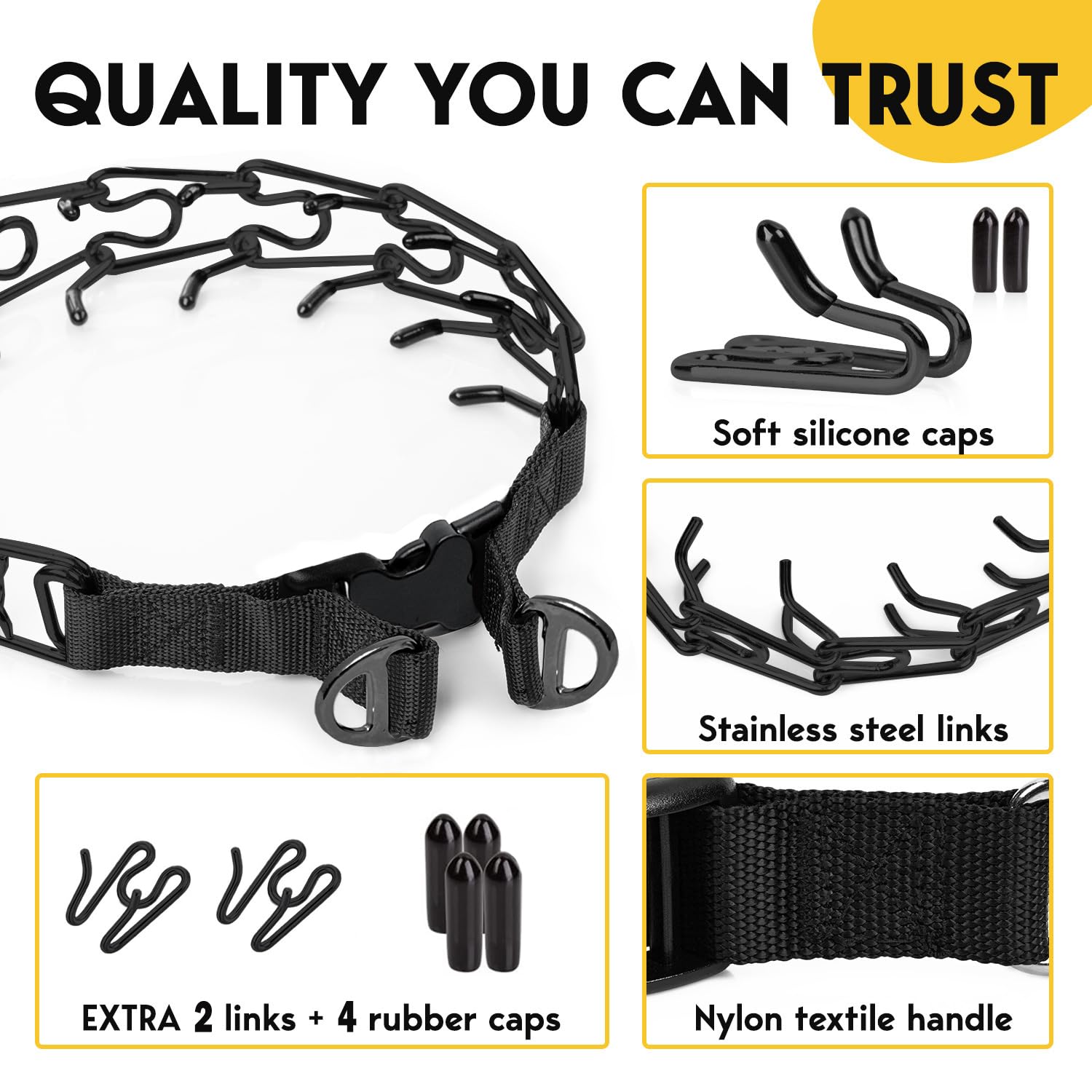 Pet Jett ProTrainer worn during training sessions improves leash control and communication.