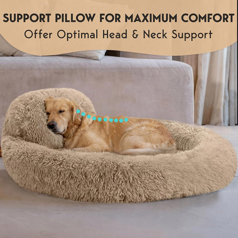 PET JETT non-slip bottom keeps the bed in place on slick floors.