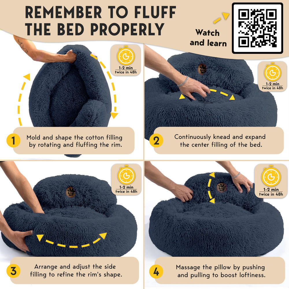 PetJett XL machine-washable bed for easy cleaning
