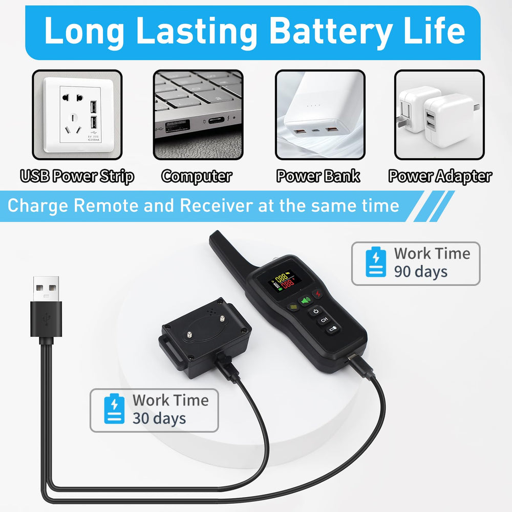 PetJoy remote range showing extended reach for larger outdoor spaces.