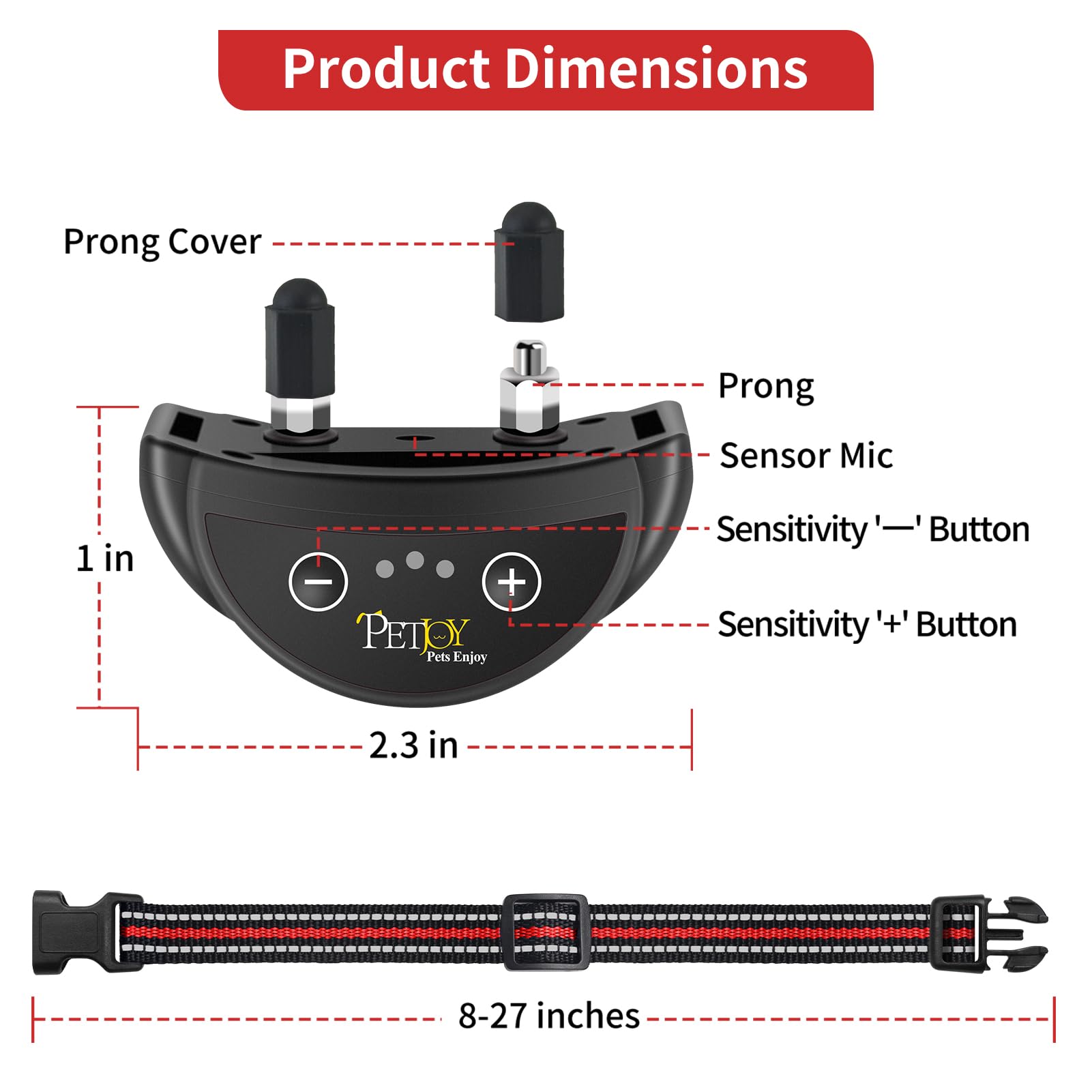 PetJoy long-battery-life indicator with up to 30 days standby