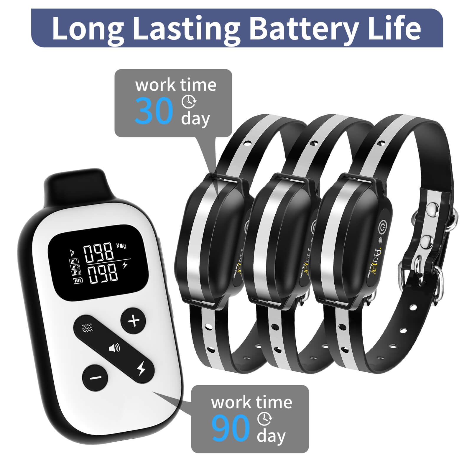 PetJoy Receiver beeps during pairing and power on/off.