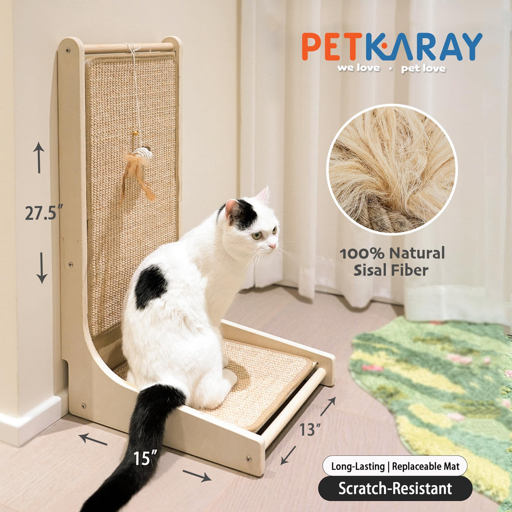 Durable sisal mats offer satisfying scratching surfaces cats love.