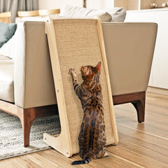 Petkaray cat sisal scratcher ramp floor—easy placement and scratching for indoor cats.