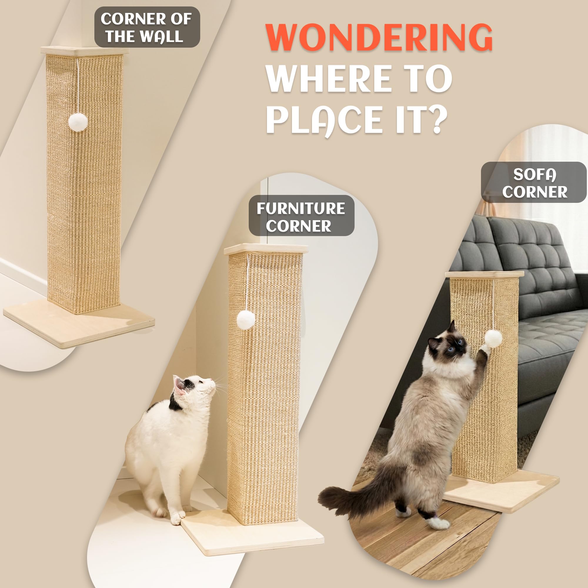 PETKARAY catnip included option to entice reluctant scratchers.
