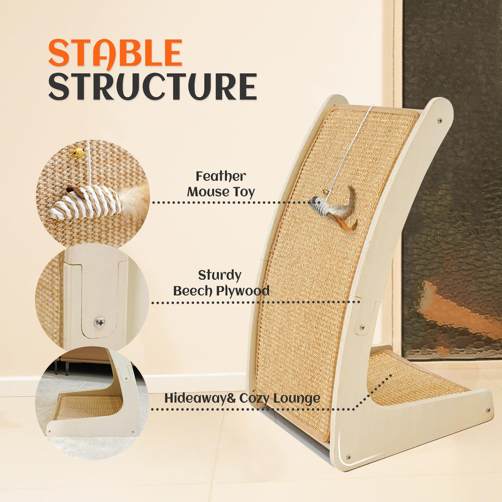 PETKARAY durable sisal fiber promises long-lasting scratching