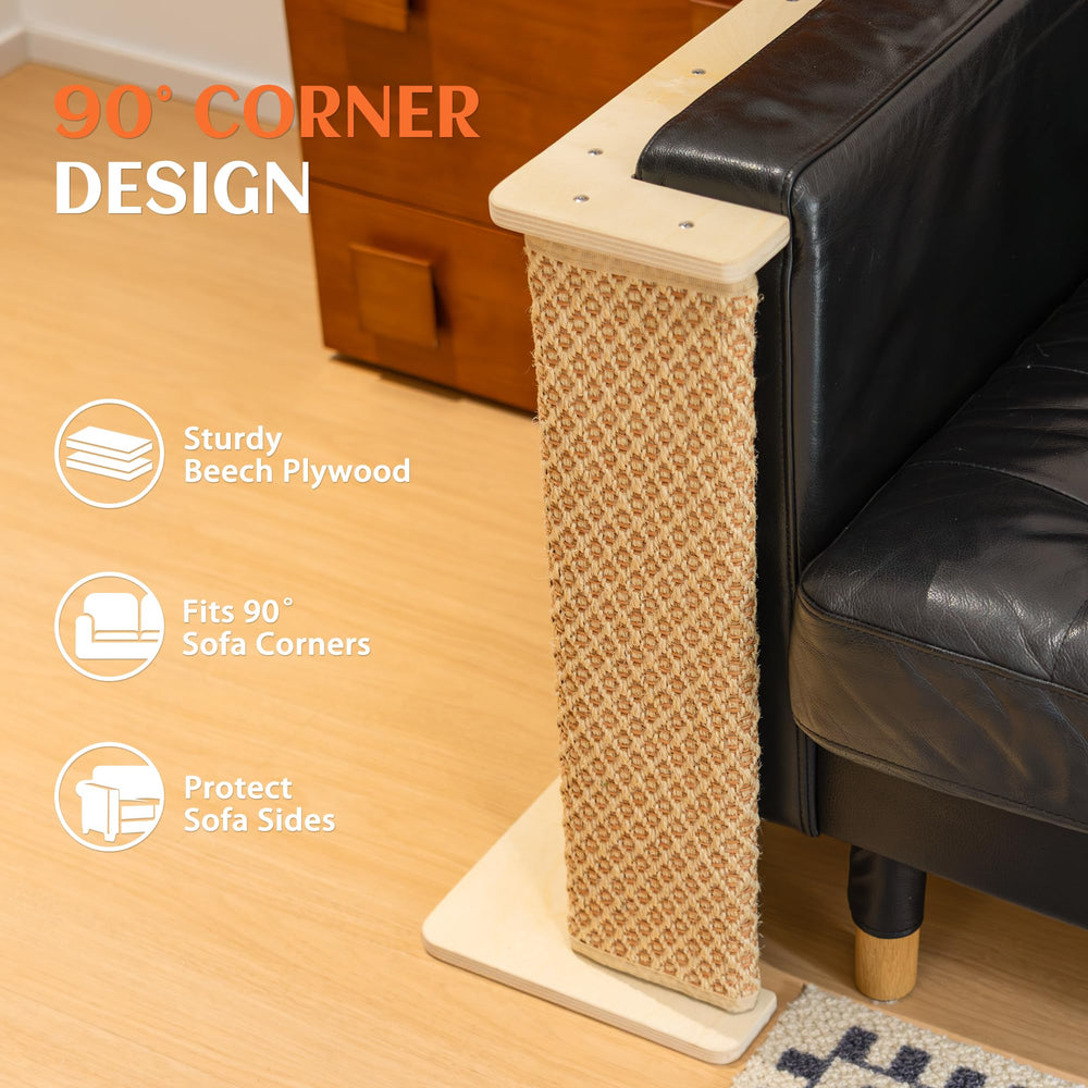 PETKARAY extra wide surface invites cats to stretch during scratching sessions.