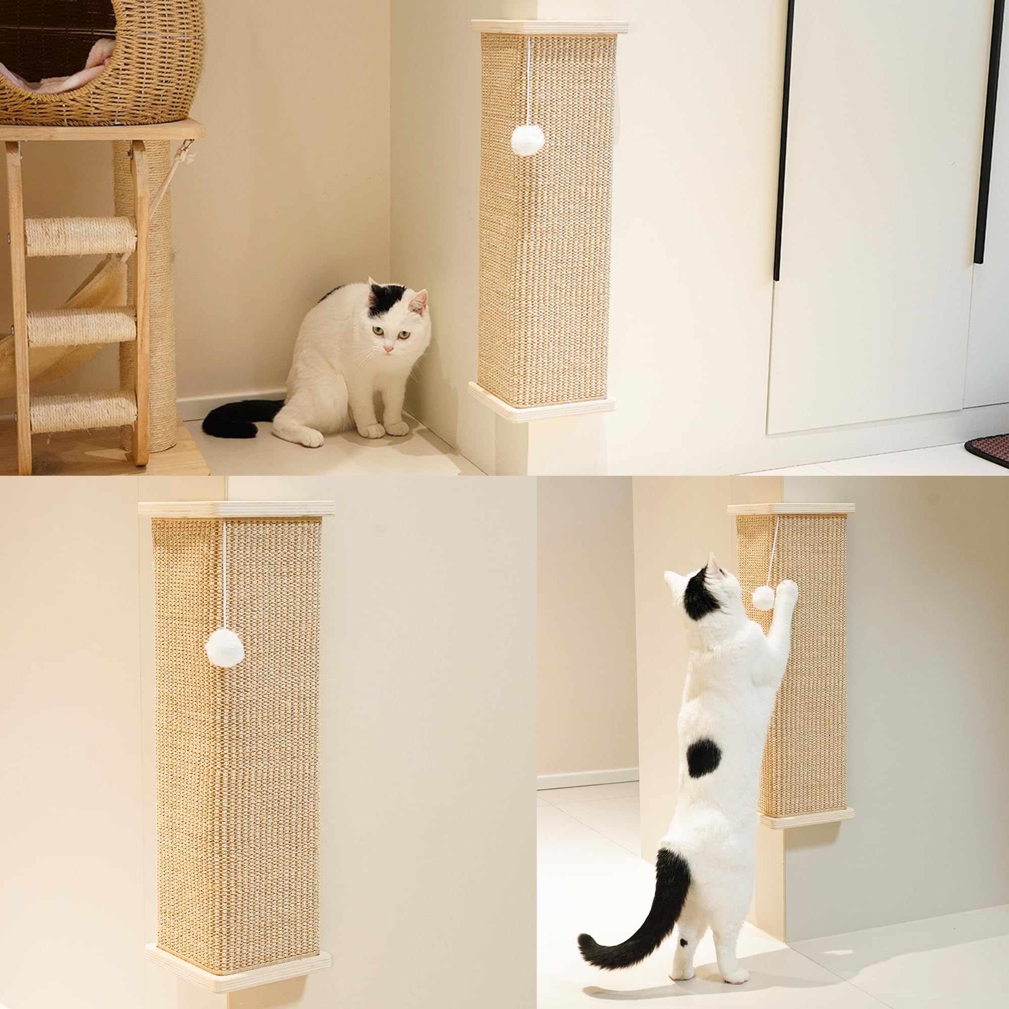 PETKARAY corner scratcher helps protect furniture by redirecting scratching behavior.