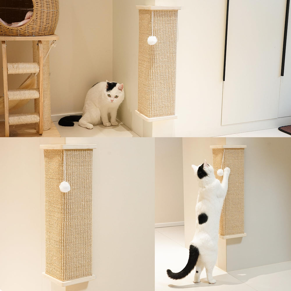 PETKARAY corner scratcher helps protect furniture by redirecting scratching behavior.