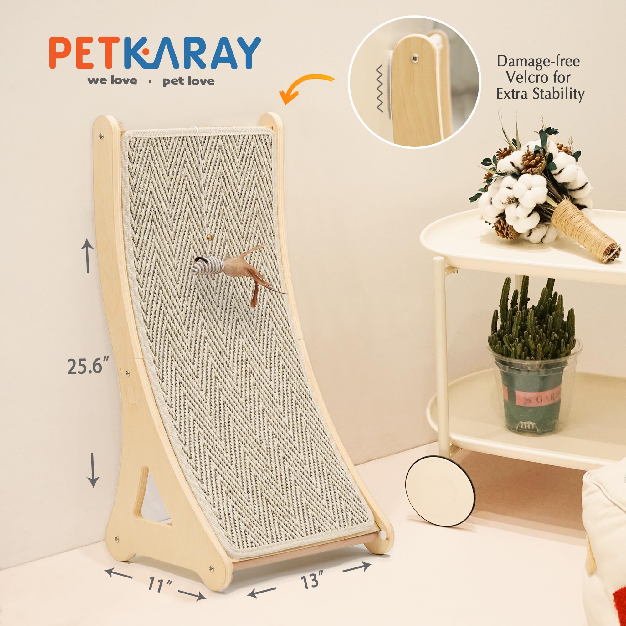 PETKARAY furniture protection solution redirects cats from sofas