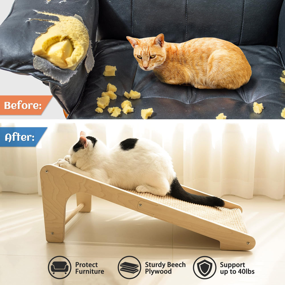 Petkaray furniture protection—redirects scratching from sofas to the scratcher.