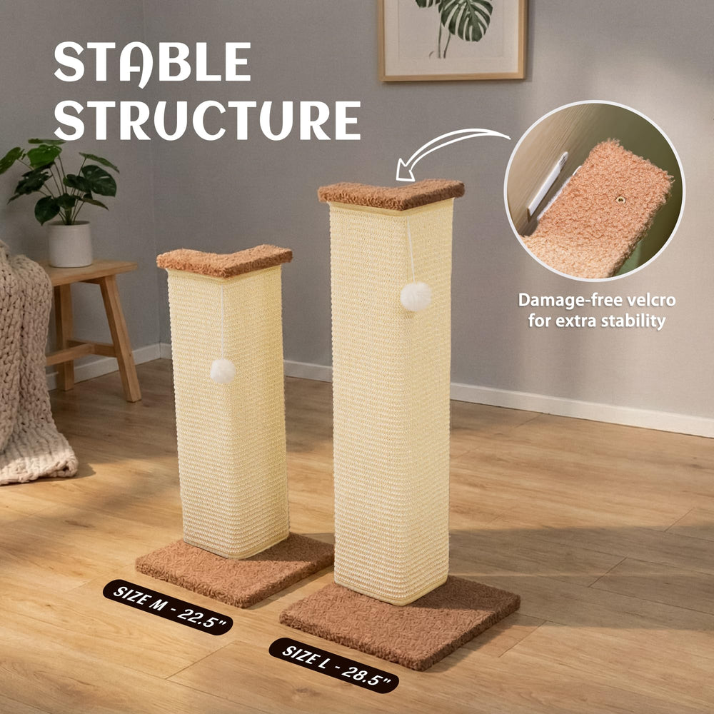 PETKARAY furniture-protector design helps redirect scratching away from furniture.