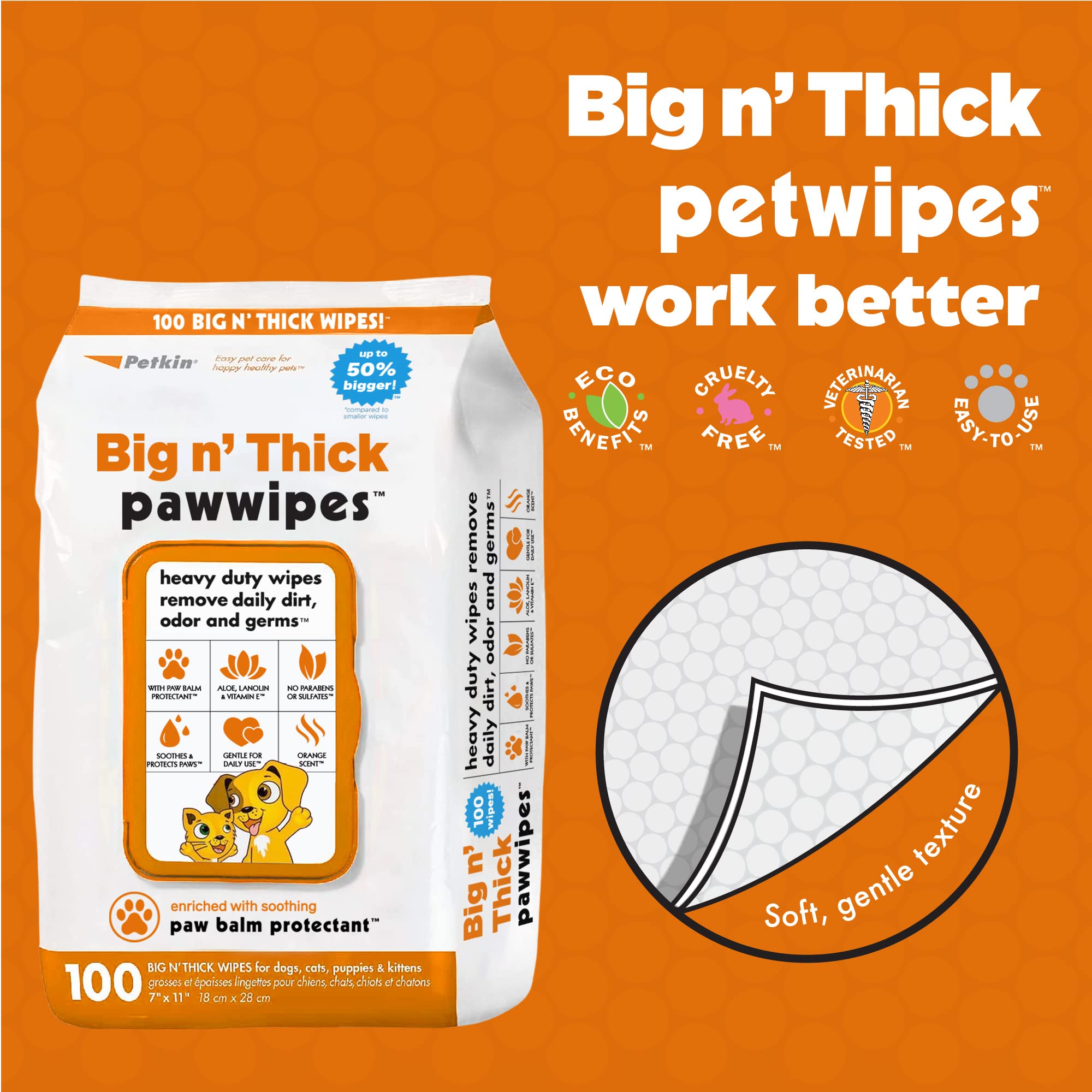 Petkin wipes after muddy walks to protect floors and car interiors.