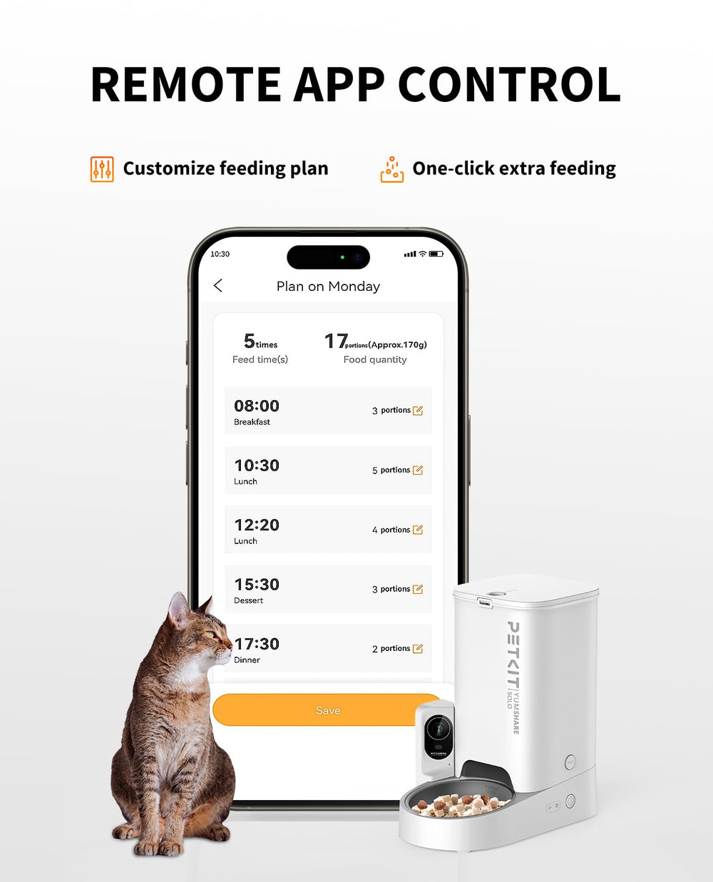 PETKIT camera captures pet movement for a quick vlog.